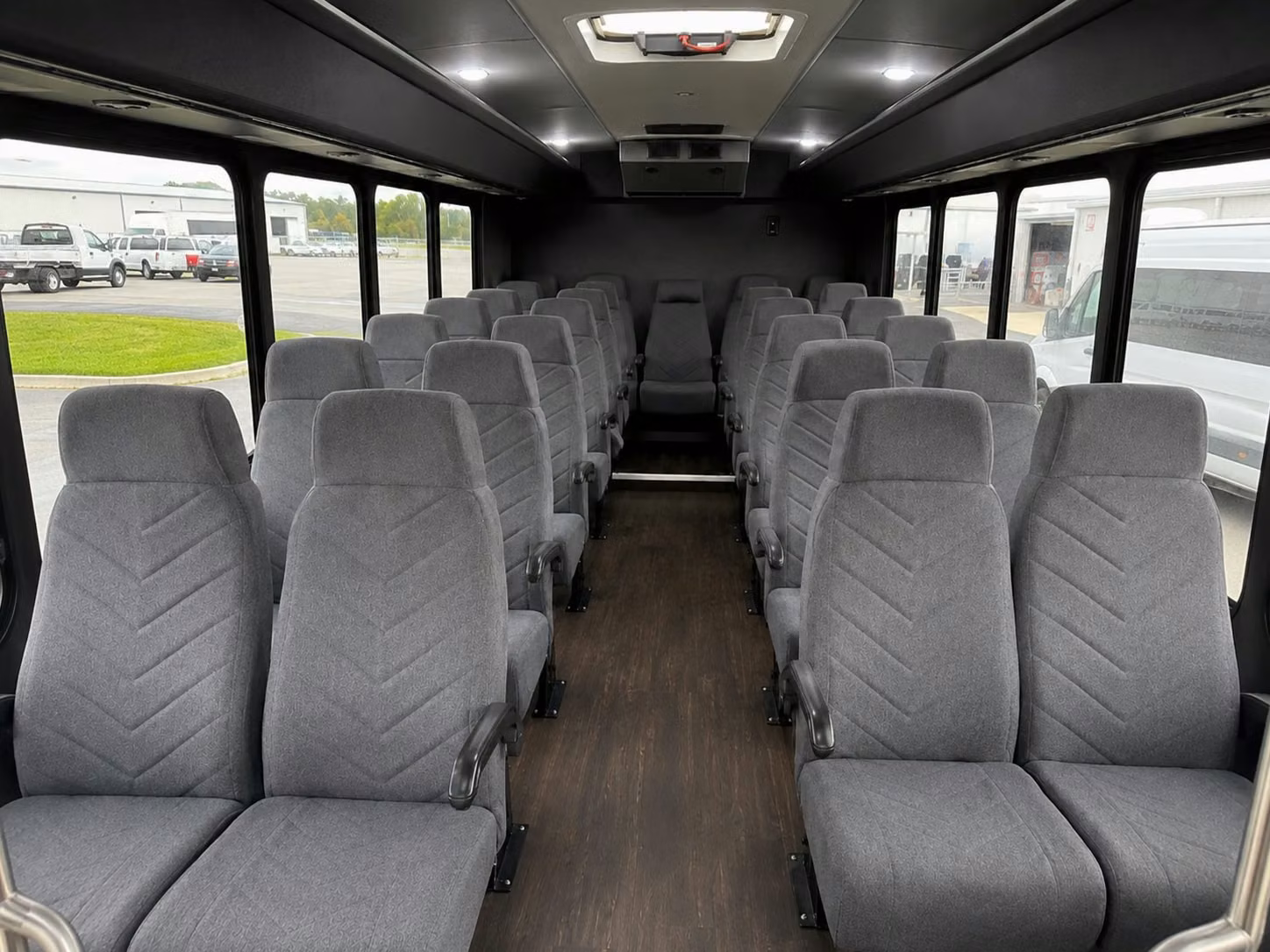 15 passenger minibus interior