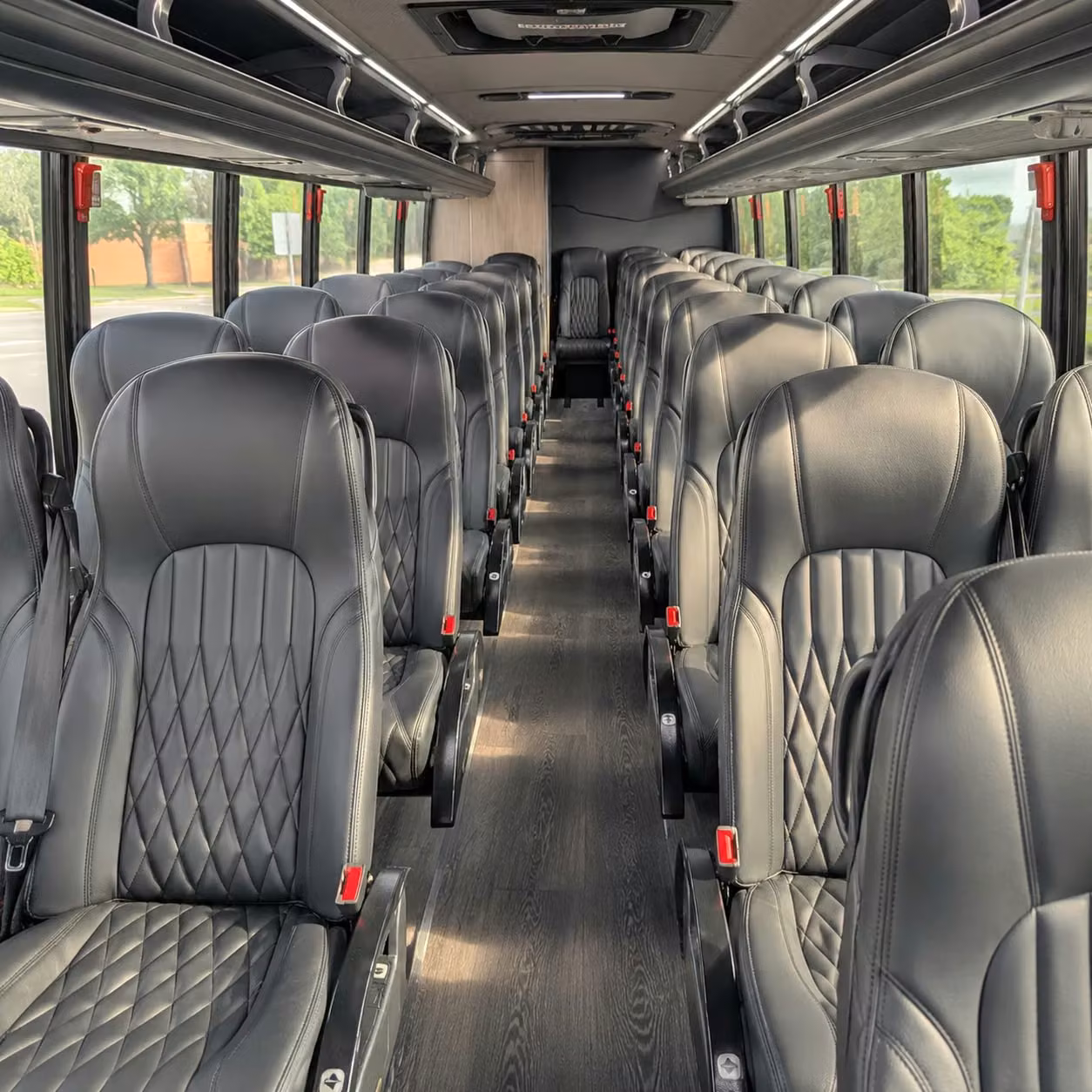 25 passenger minibus interior