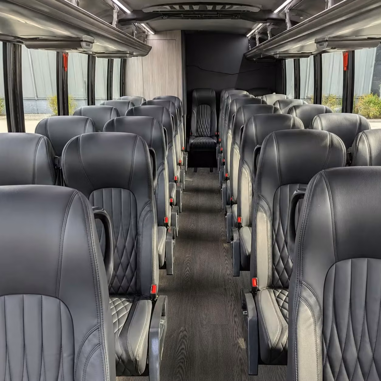 28 passenger minibus inside
