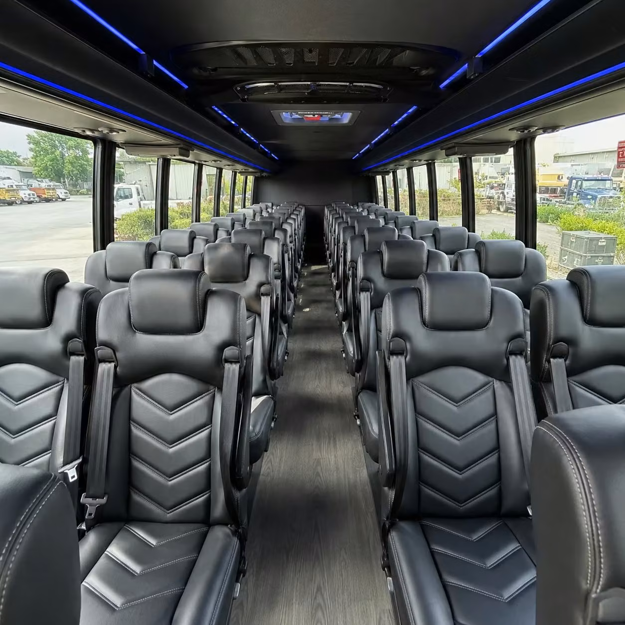 30 passenger minibus interior