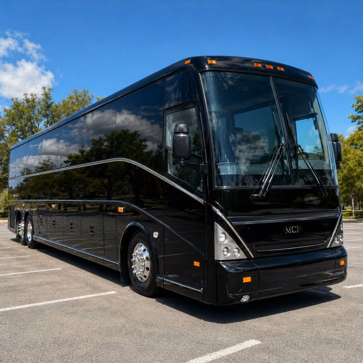 56 passenger charter bus