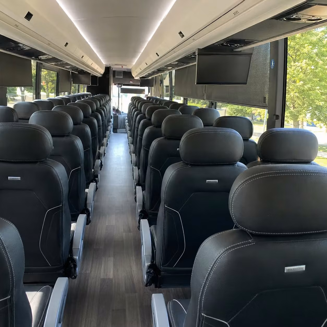 westminster charter bus interior